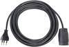 Brennenstuhl 1160432015 Strom Verlängerungskabel 10 A Schwarz 10 m H05VV-F 3G 1,5 mm²