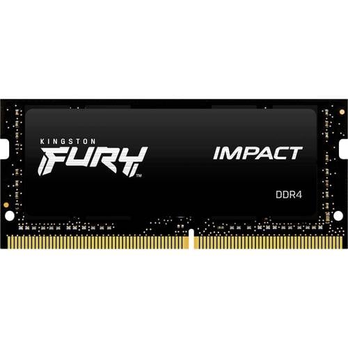 Kingston FURY Impact Laptop-Arbeitsspeicher Modul DDR4 32 GB 1 x 32 GB ECC 3200 MHz 204pin SO-DIMM CL20 KF432S20IB/32