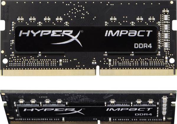 Kingston FURY Impact Laptop-Arbeitsspeicher Kit   DDR4 16 GB 2 x 8 GB Non-ECC 3200 MHz 260pin SO-DIMM CL20 KF432S20IBK2/16