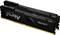 Zwei schwarze Kingston Fury Beast DDR4 RAM-Module nebeneinander.