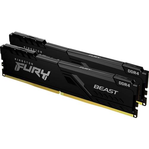 Kingston FURY Beast PC-Arbeitsspeicher Kit DDR4 16 GB 2 x 8 GB ECC 3200 MHz 288pin DIMM CL16 KF432C16BBK2/16