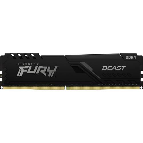 Thumbnail - Kingston FURY Beast PC-Arbeitsspeicher Modul DDR4 16 GB 1 x 16 GB Non-ECC 3200 MHz 288pin DIMM CL16 KF432C16BB1/16
