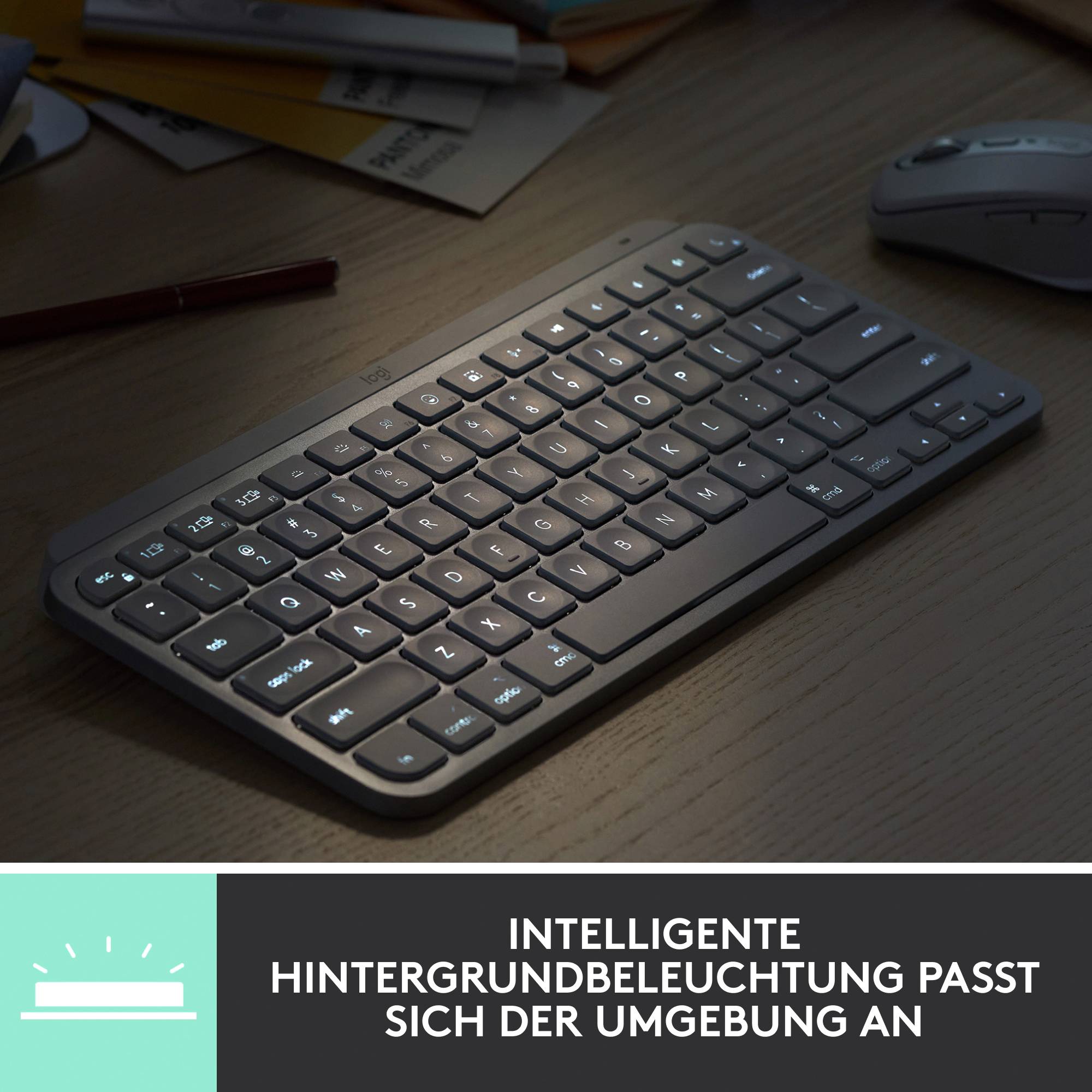 Logitech MX Keys Mini for Mac - Tastatur - hinterleuchtet-9