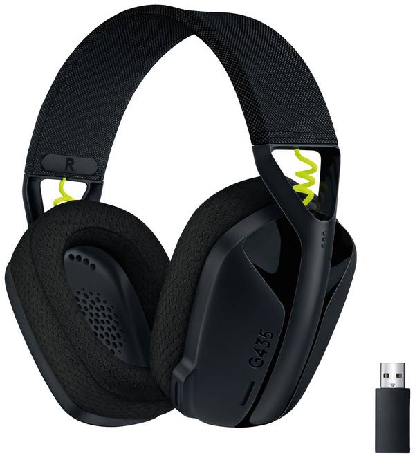 Logitech G435 LIGHTSPEED Over Ear Headset Bluetooth® Stereo Schwarz Lautstärkebegrenzung Gaming