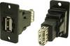 FM SLIM FT USB2 A-A 3.2 HOLE Adapter, gerade CP30608NX1 Cliff Inhalt: 1 St.