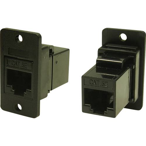 Cliff FM SLIM FT CAT5e 3.2 HOLE BLK CP30620X1 Adapter, Einbau Schwarz 1 St.