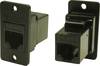 Cliff FM SLIM FT CAT6 SHLD 3.2 HOLE CP30622SX1 Adapter, Einbau Schwarz 1 St.