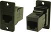 Cliff FM SLIM FT CAT3 RJ11 3.2 HOLE CP30623X1 Adapter, Einbau Schwarz 1 St.