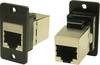 Cliff FM SLIM FT CAT6A SHLD 3.2 HOLE CP30625SX1 Adapter, Einbau Schwarz 1 St.