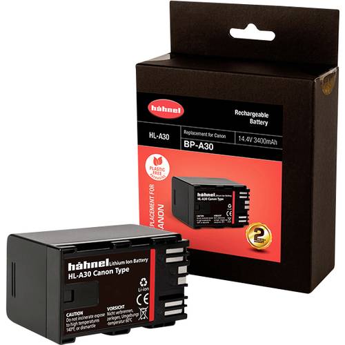 Hähnel Fototechnik HL-A30 Kamera-Akku ersetzt Original-Akku (Kamera) BP-A30 14.4 V 3400 mAh