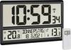 TFA Dostmann 60.4521.01 Funk Wanduhr 36 cm x 2.8 cm x 23.5 cm Schwarz Großes Display