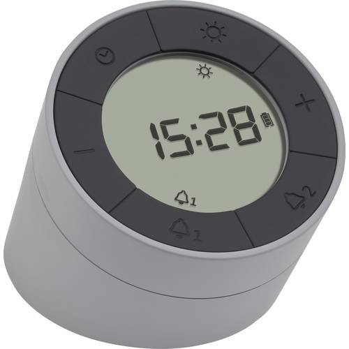 Thumbnail - TFA Dostmann 60.2029.10 Quarz Wecker Grau, Anthrazit Alarmzeiten 2