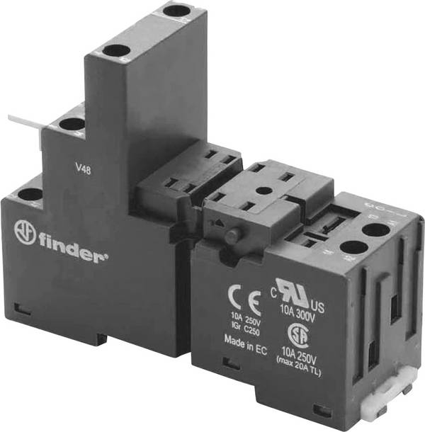 Finder 94.02.0 Relaissockel Finder 55.32 (L x B x H) 60.9 x 27 x 76 mm Piece 1 St.