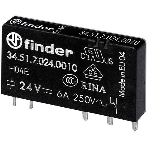 Thumbnail - Finder 34.51.7.024.5310 Printrelais 24 V/DC 6 A 1 Schließer 1 St.