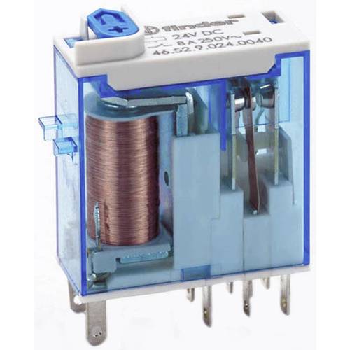 Finder 46.52.9.024.5020 Relais Schaltstrom (max.): 8 A 2 Wechsler 1 St.