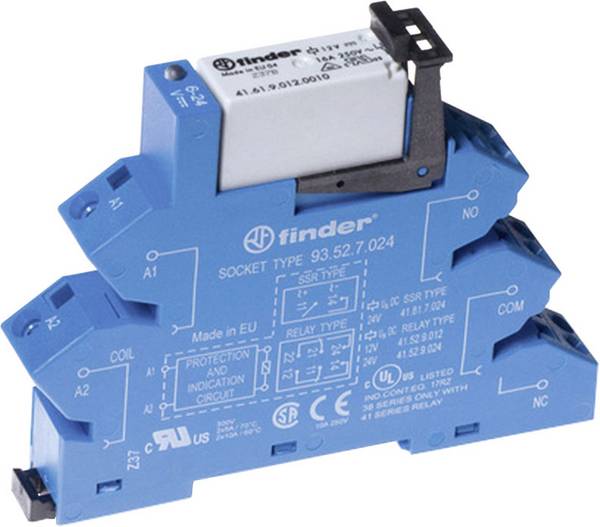 Finder 38.11.7.024.0050 Koppelrelais 24 V/DC 16 A 1 Wechsler Piece 1 St.