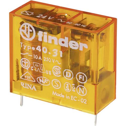 Thumbnail - Finder 40.31.8.048.0001 Printrelais 48 V/AC 10 A 1 Wechsler 1 St.