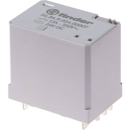 Finder 56.34.9.024.0000T Steckrelais 24 V/DC 12 A 4 Wechsler 1 St.