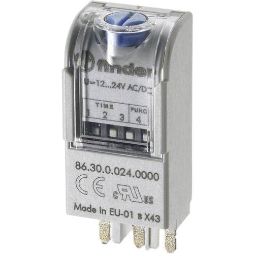 Finder 86.30.0.024.0000T 86.30.0.024.0000T Multifunktions-Zeitschalter 1 St. Zeitbereich: 0.05 - 360000 s