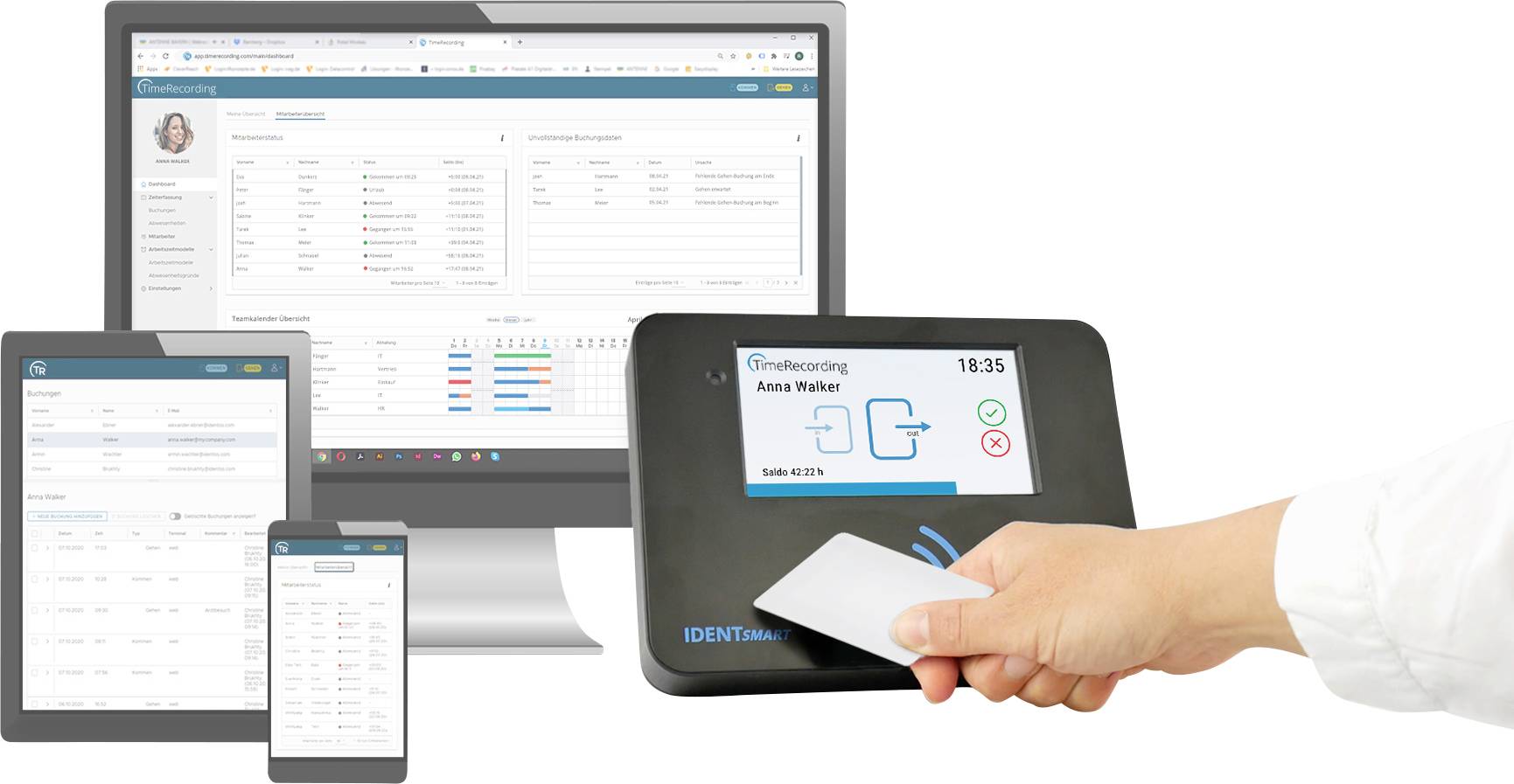 Lien vers Systèmes d'enregistrement horaire, contrôle d'accès