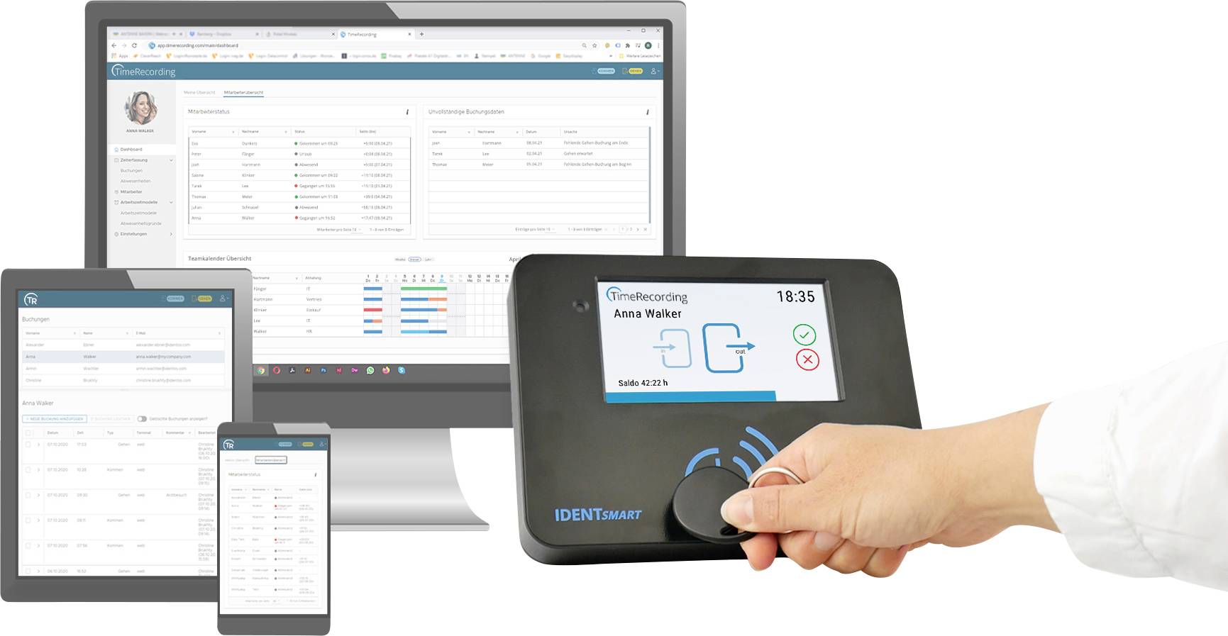 Voir la catégorie Systèmes d’enregistrement horaire, contrôles d’accès