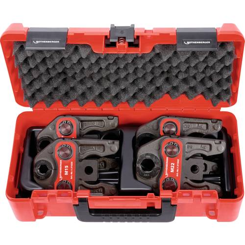 Rothenberger 015062X Pressbackenset Standard, M15-18-22-28mm