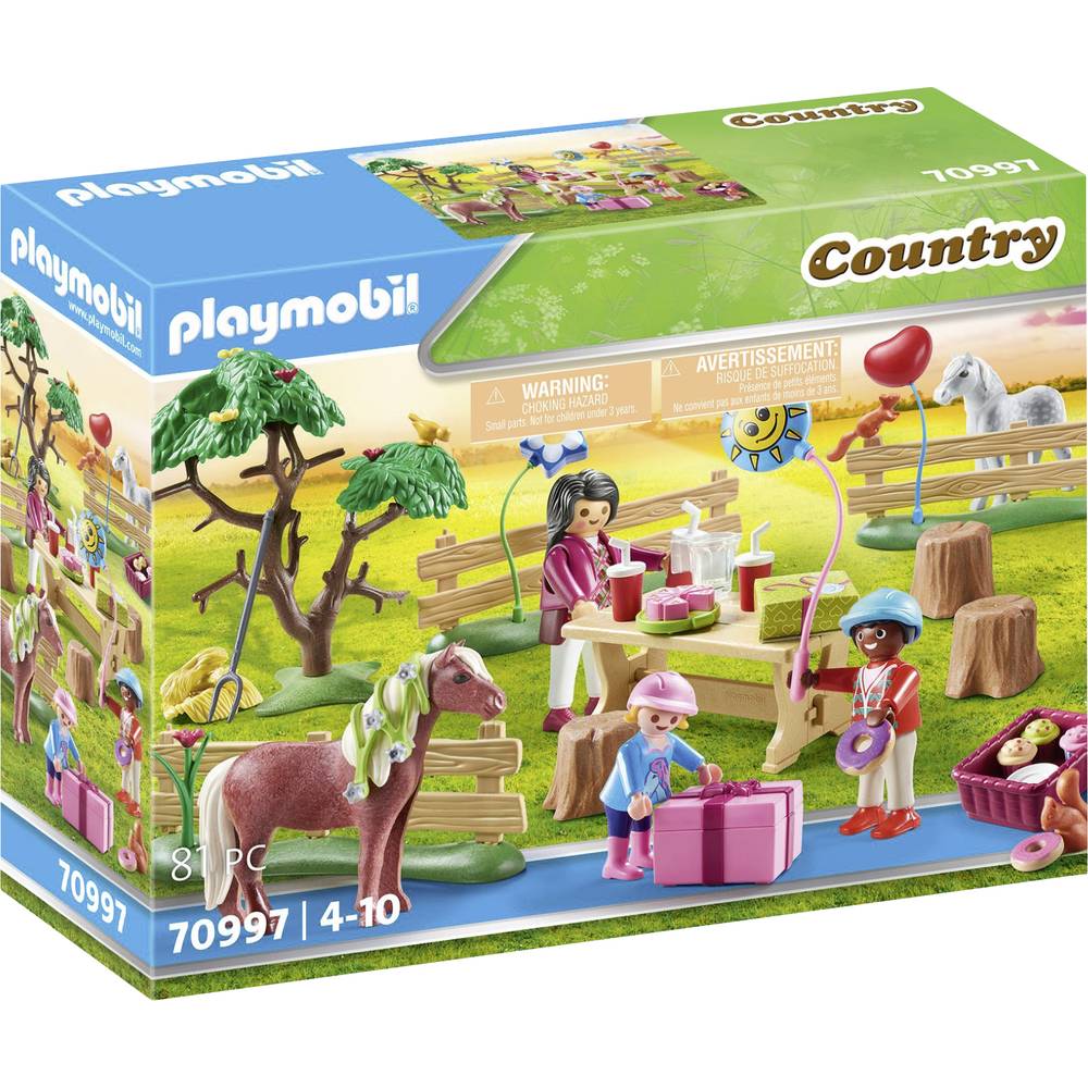 Playmobil 70997 kinderverjaardagsfeestje op de ponyboerderij