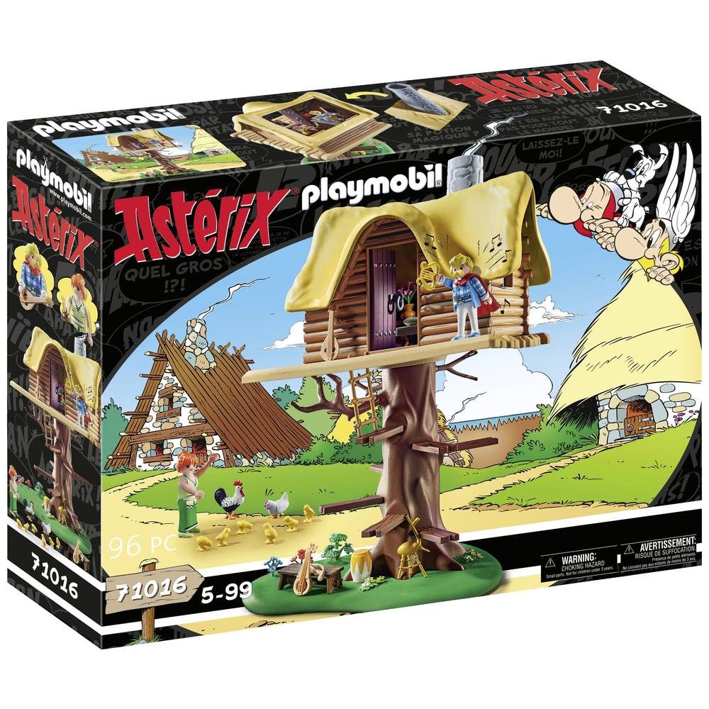 Playmobil 71016 Asterix kakofonix met boomhut