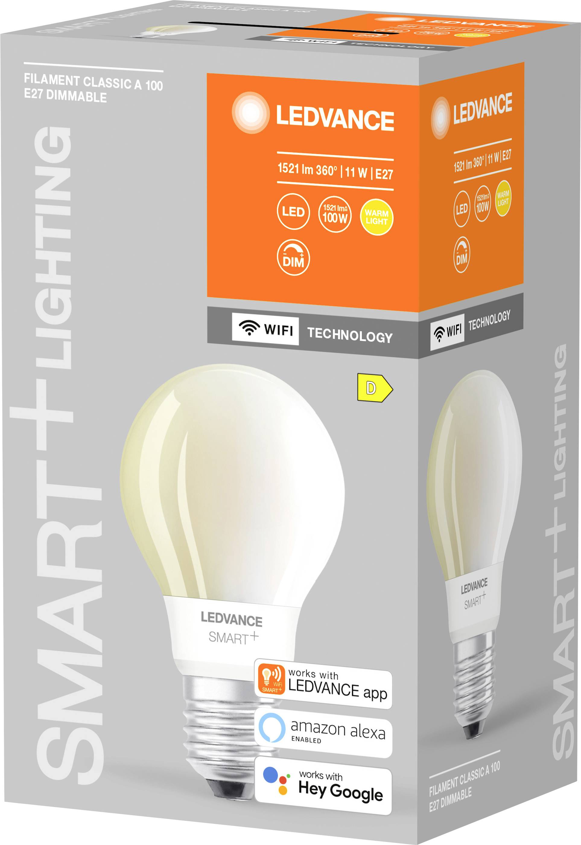 LEDVANCE LED-Leuchtmittel EEK: D (A - G) 4058075609730 E27 11 W Warmweiß-1
