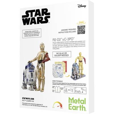 Metal Earth Star Wars Set C-3PO + R2D2 Metallbausatz – Conrad Electronic  Schweiz