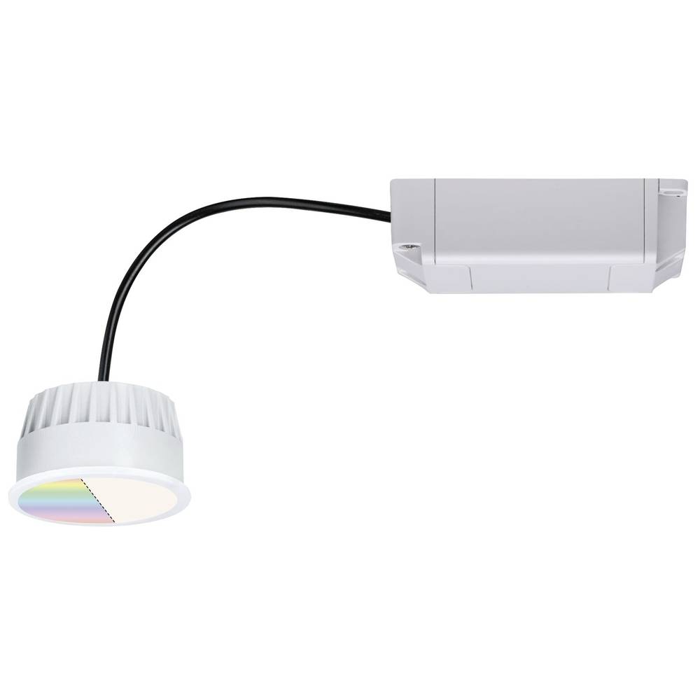 Paulmann 93075 LED Coin ZigBee RGBW LED-inbouwlamp Warmwit Energielabel: G (A G) Satijn