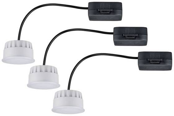 Paulmann  LED-Bad-Einbauleuchte  LED EEK: G (A - G) LED 18 W  Satin