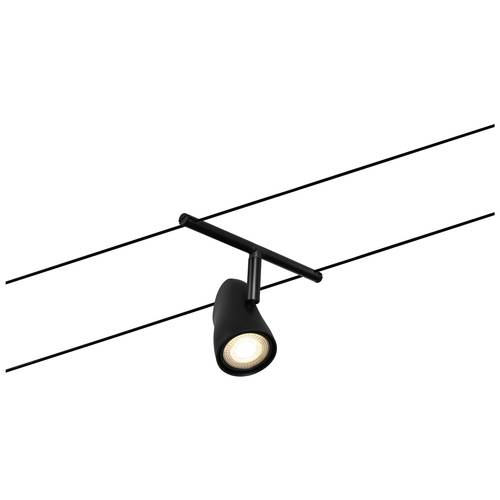 Paulmann WireDC Spot Cup Niedervolt-Seilsystem-Leuchte GU5.3 Schwarz (matt), Chrom