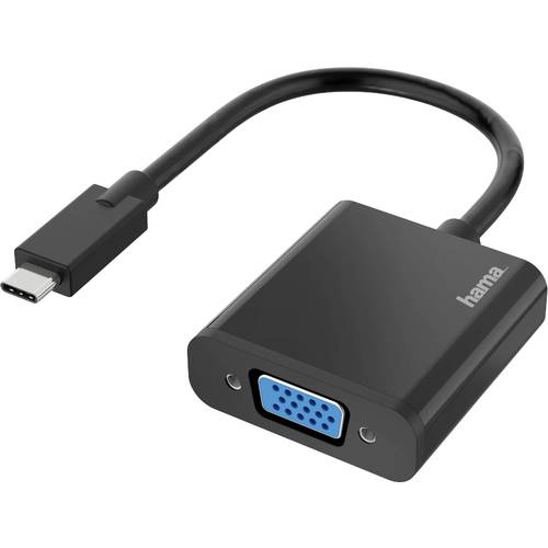 hama 00200317 Video-Adapter, USB-C-Stecker - VGA-Buchse, Full-HD 1080p