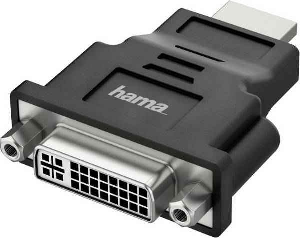 hama 00200339 Video-Adapter, HDMI™-Stecker - DVI-Buchse, Ultra-HD 4K