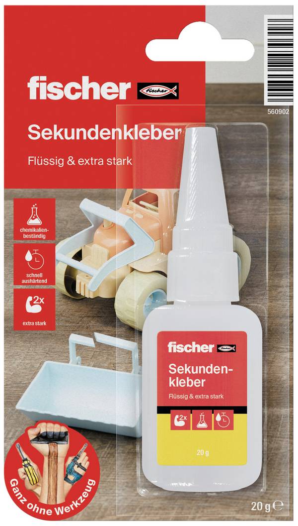 Fischer GOW Sekundenkleber 560902 20 g