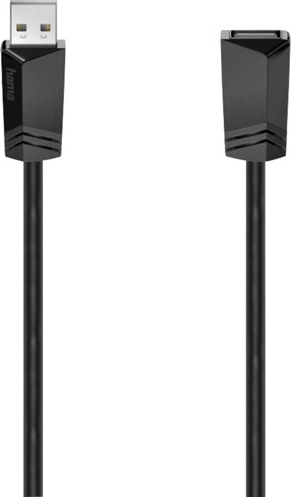 hama 00200620 USB-Verlängerungskabel, USB 2.0, 480 Mbit/s, 3,00 m