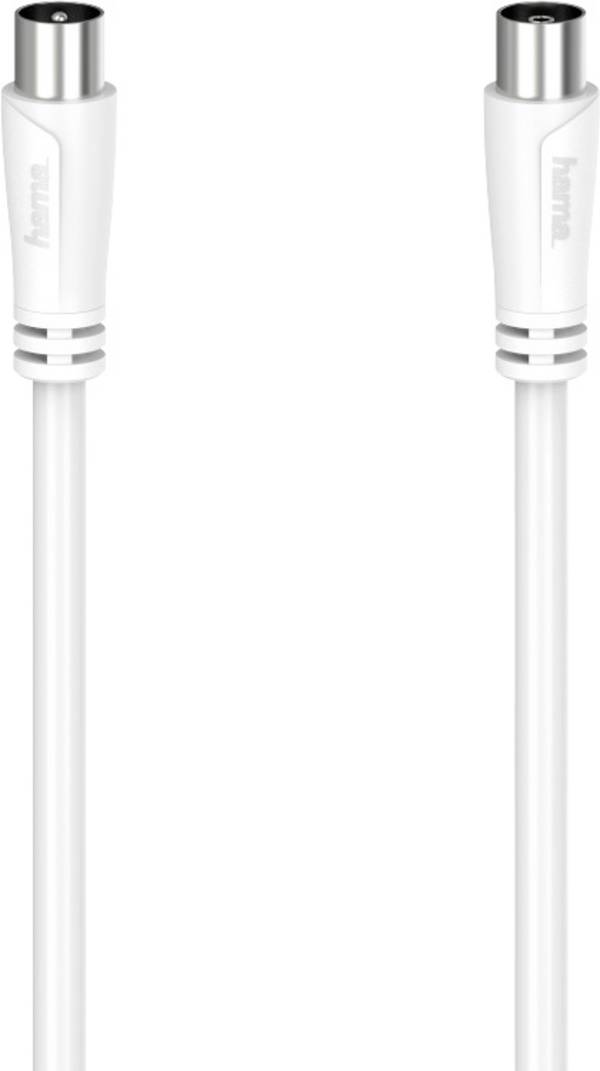 hama 00205051 Antennen-Kabel, Koax-Stecker - Koax-Kupplung, 20,0 m, 90 dB