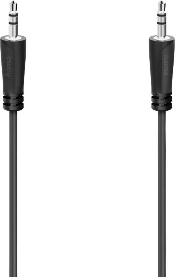 hama 00205116 Audio-Kabel, 3,5-mm-Klinken-St. - 3,5-mm-Klinken-St., Stereo, 5,0 m