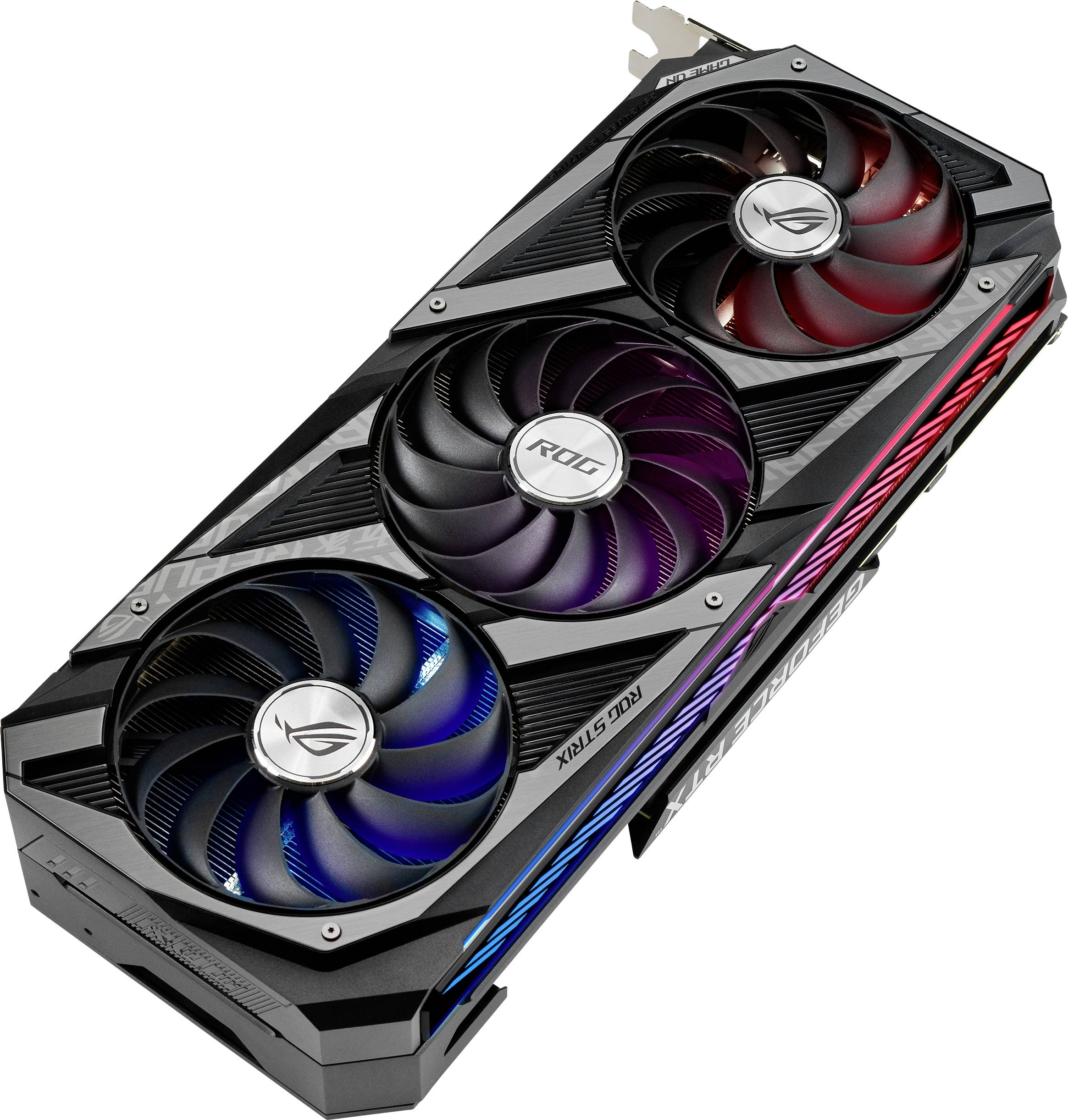 ASUS ROG-STRIX-RTX3070-O8G-V2-GAMING OC Edition Grafikkarten GF RTX 3070 8 GB GDDR6 PCIe 4.0 2 x HDMI 3 x DisplayPort-2