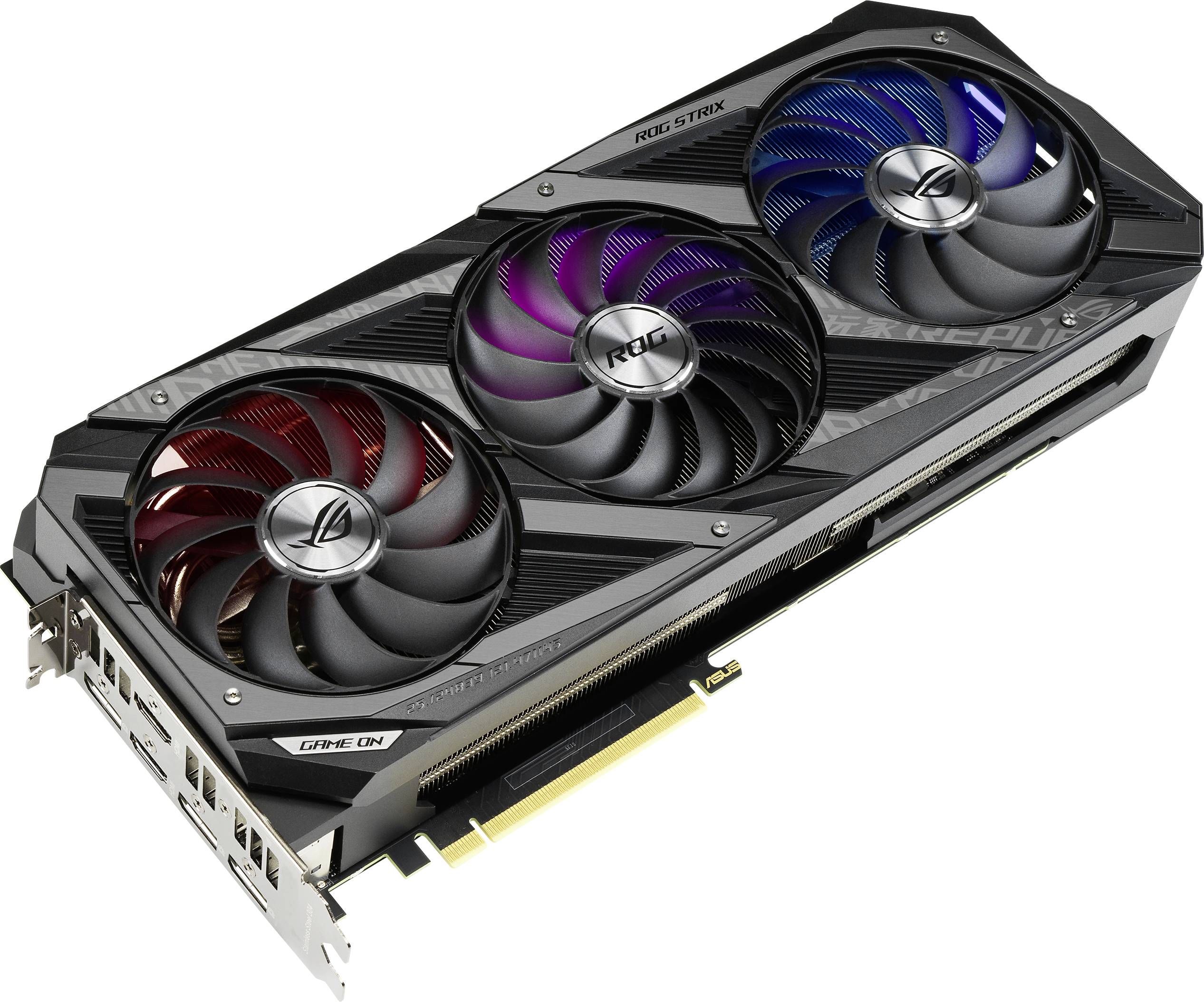 ASUS ROG-STRIX-RTX3070-O8G-V2-GAMING OC Edition Grafikkarten GF RTX 3070 8 GB GDDR6 PCIe 4.0 2 x HDMI 3 x DisplayPort-3