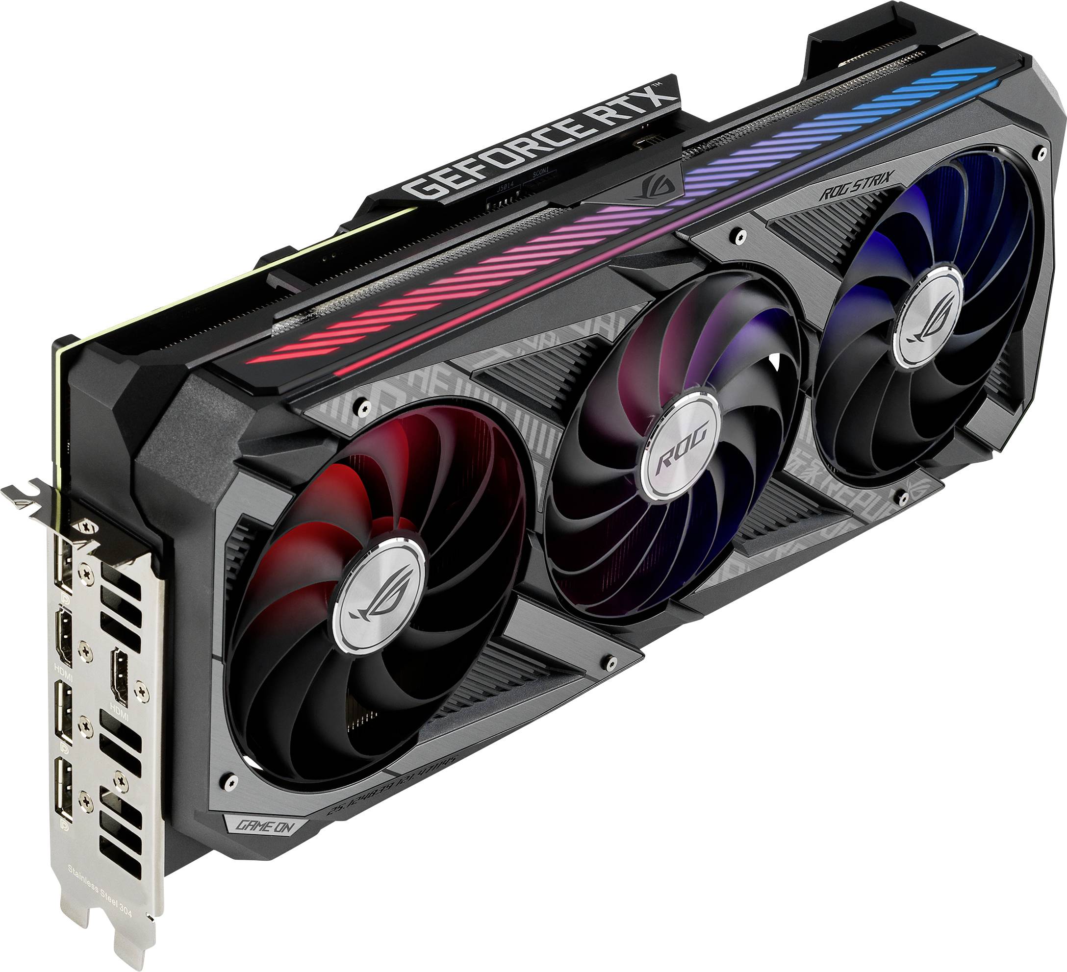 ASUS ROG-STRIX-RTX3070-O8G-V2-GAMING OC Edition Grafikkarten GF RTX 3070 8 GB GDDR6 PCIe 4.0 2 x HDMI 3 x DisplayPort-5