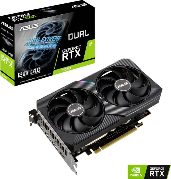 ASUS DUAL-RTX3060-12G-V2 - Grafikkarten - GF RTX 3060