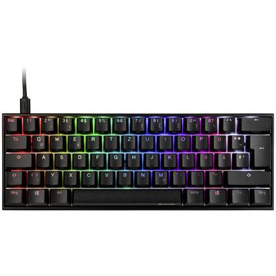 Ducky Mecha Mini MX-Brown USB Gaming-Tastatur Deutsch, QWERTZ Schwarz