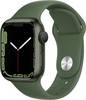 Apple Watch Series 7 GPS 41 mm Aluminiumgehäuse Grün Sport Band Klee