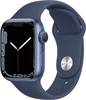 Apple Watch Series 7 GPS 41 mm Aluminiumgehäuse Blau Sport Band Abyssblau