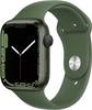 Apple Watch Series 7 GPS 45 mm Aluminiumgehäuse Grün Sport Band Klee