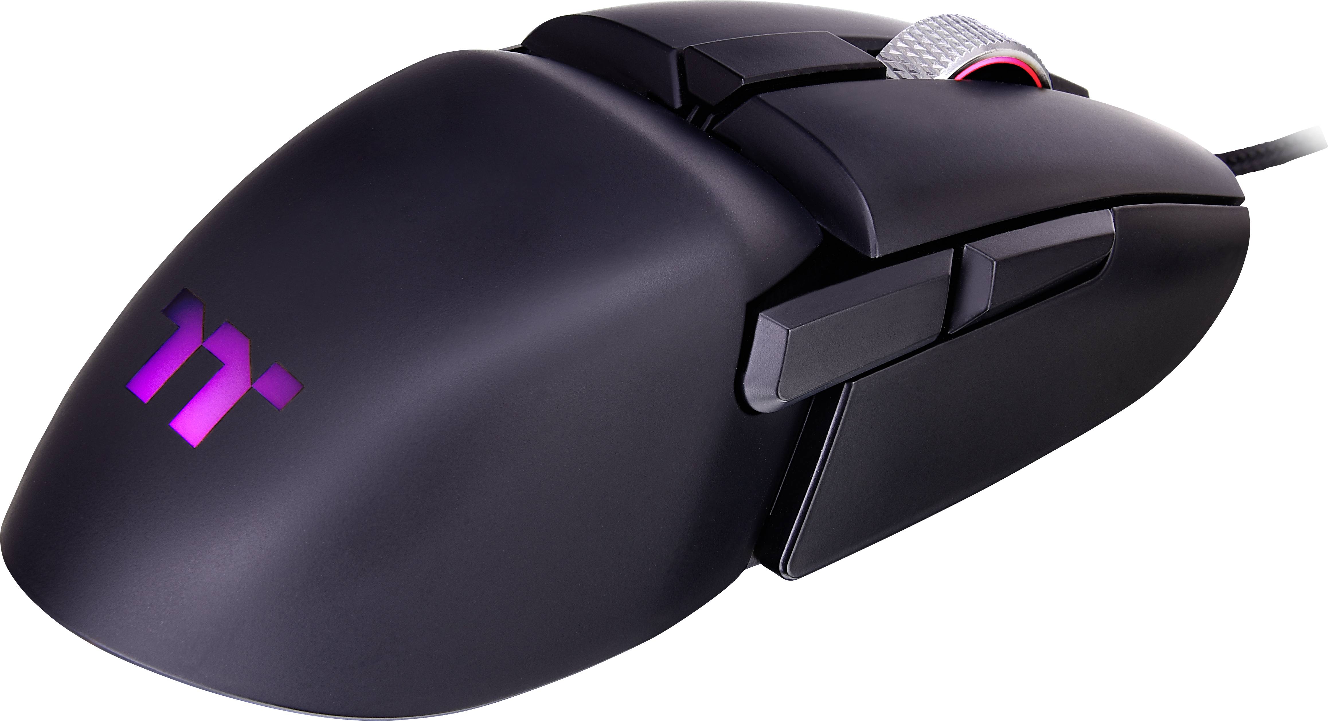 Thermaltake Argent M5 RGB Gaming Mouse Gaming-Maus USB Optisch Schwarz 8 Tasten 16000 dpi Beleuchtet-4