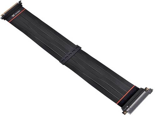 Thermaltake PCIe Riser Kabel PCIe 4.0 PCIe x16 Stecker, PCIe x16 Buchse 0.60 m Schwarz  AC-059-CO1OTN-C1