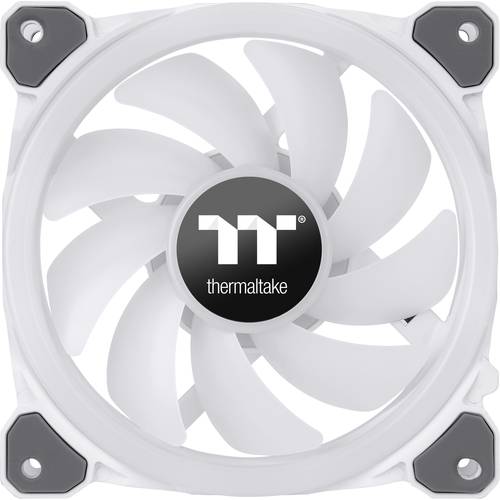 Thermaltake Riing Trio 12 RGB Radiator Fan White TT Premium Edition PC-Gehäuse-Lüfter Weiß (B x H x T) 120 x 25 x 120 mm...